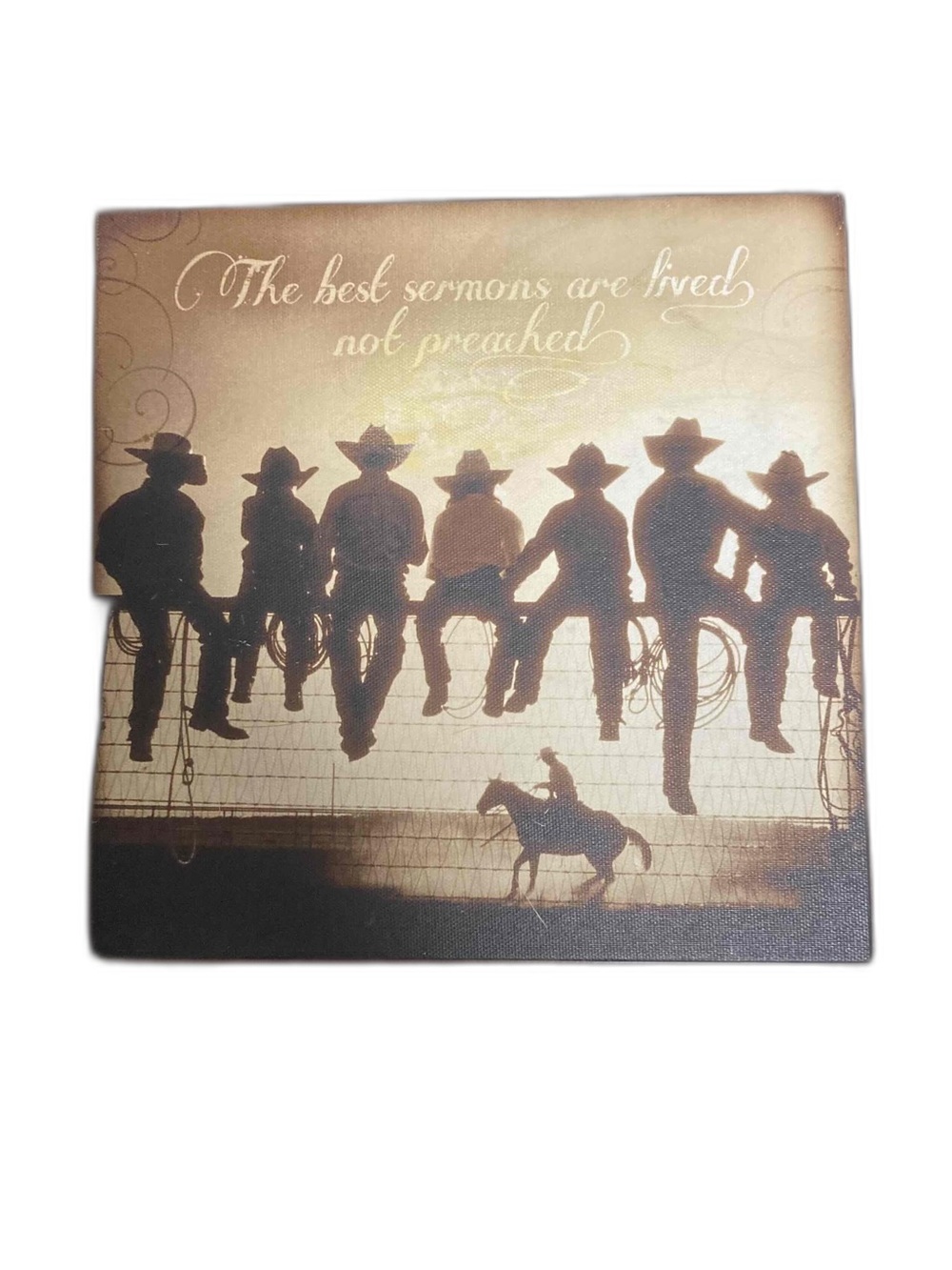“The Lesson” Western Canvas Print By Artist David R. Stoecklein NWOT
